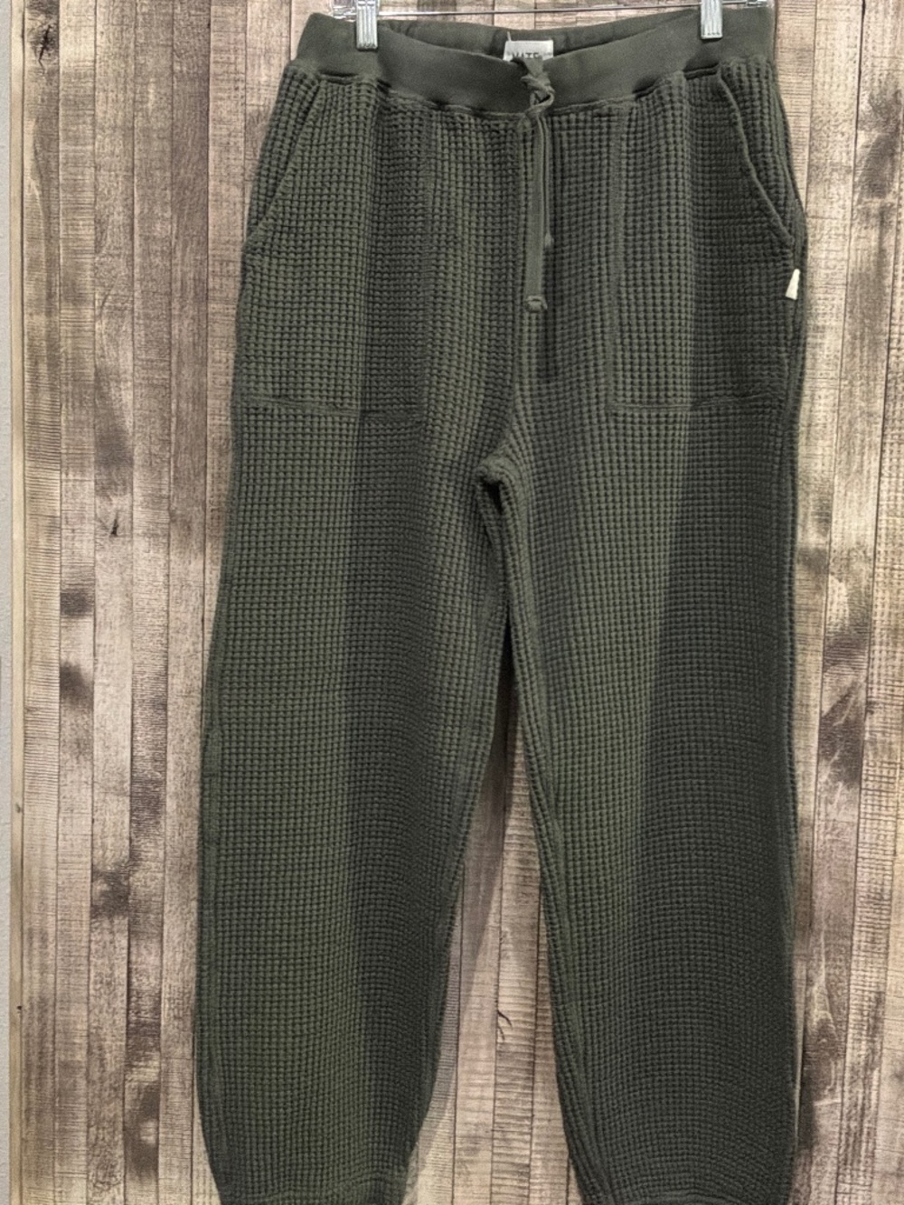MATE THE LABEL WAFFLE ORGANIC COTTON JOGGERS